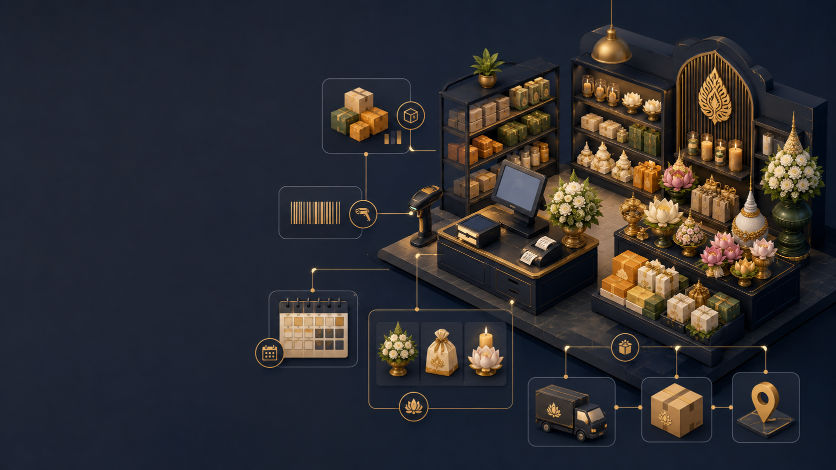 ภาพปก ระบบจัดการร้านสังฆภัณฑ์/งานศพ